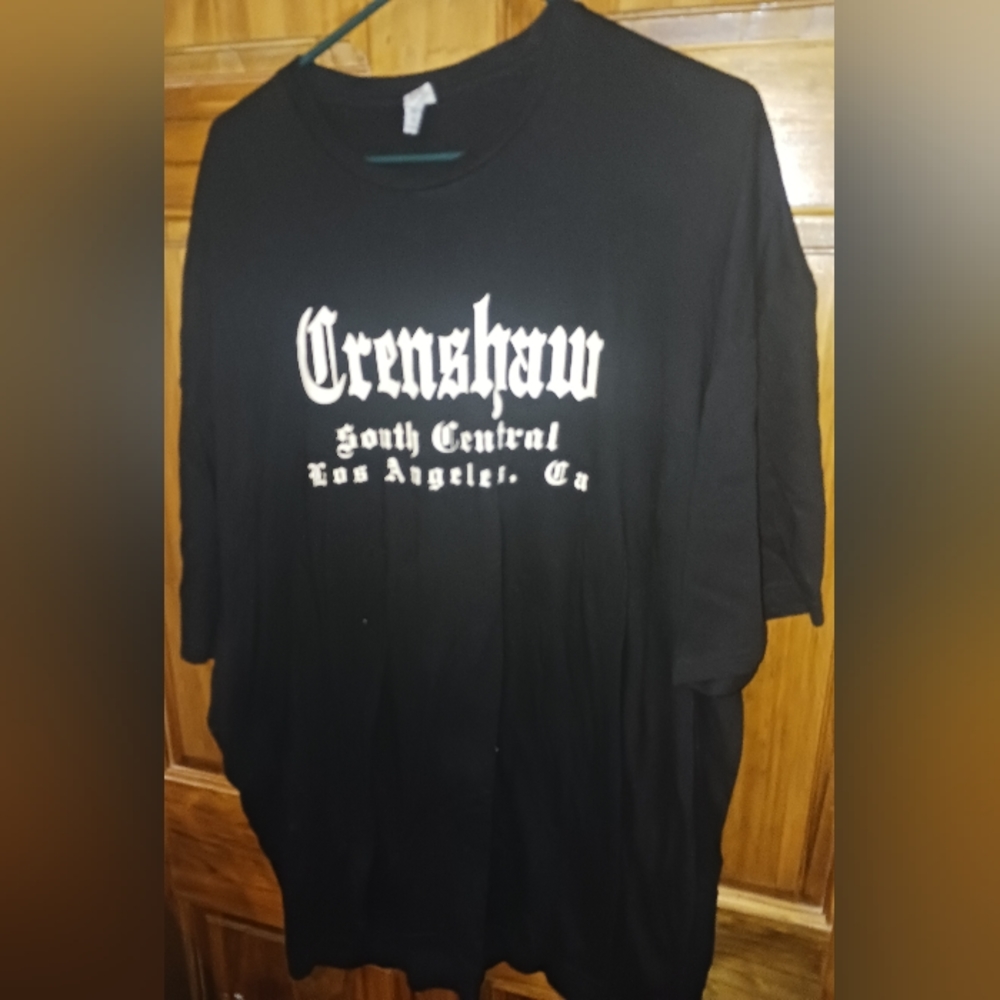 Crenshaw South Central Los Angeles California Rap Hip Hop T-Shirt Men's Big 3X